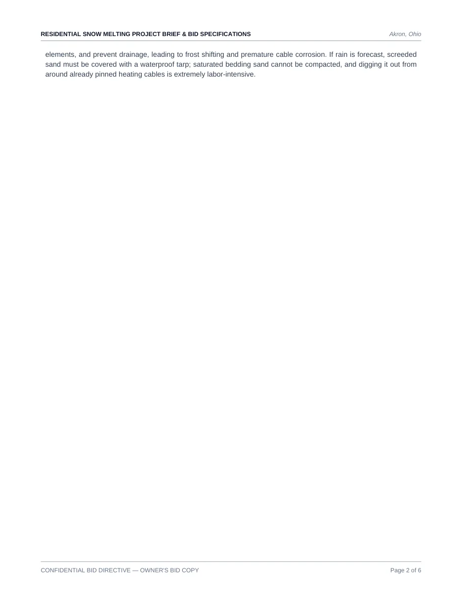 Heated driveway contractor brief Overland Park — slide 2