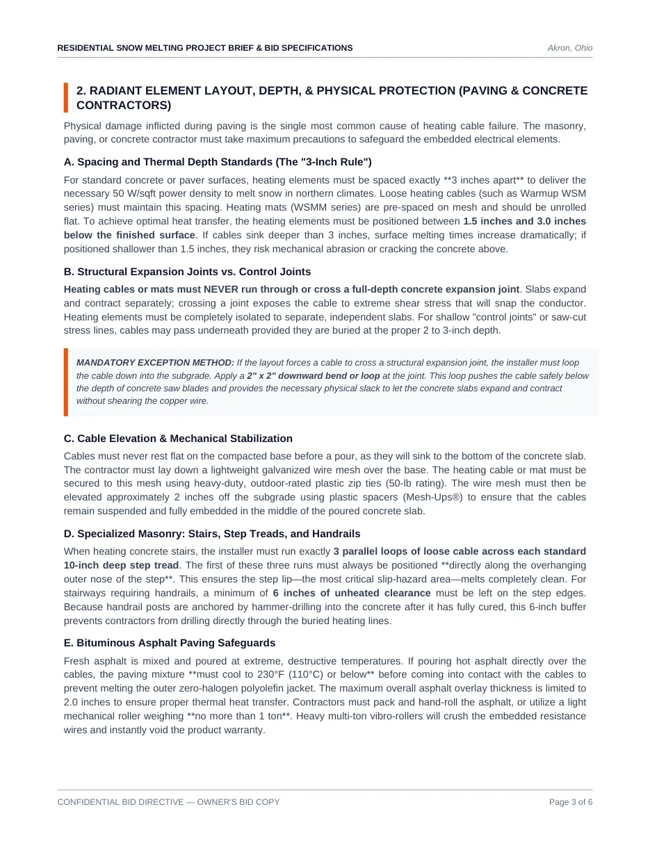 Heated driveway contractor brief Overland Park — slide 3